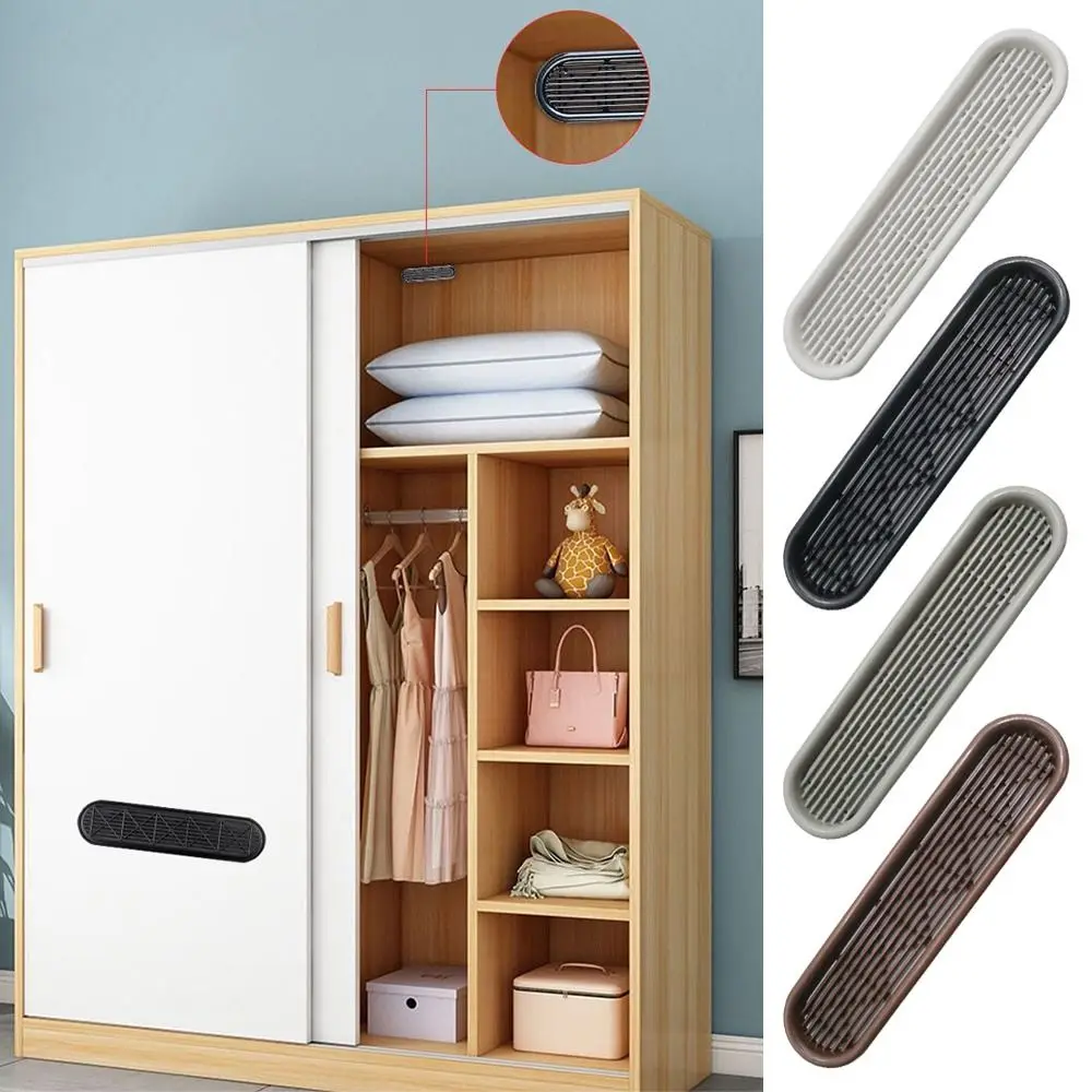 1PC Breathable Mesh Ventilation Grille Rectangular Cabinet Wardrobe Air Vent Shoe Cabinet Decorative Cover Hardware Accessories