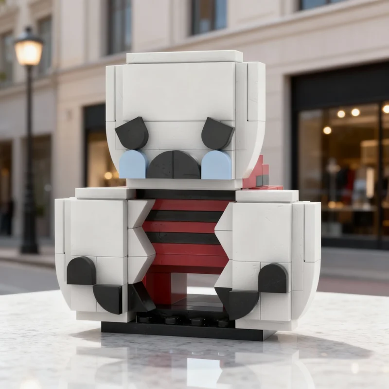 

124pcs MOC Gangle Brickheadz The Amazing Digital Model Building Toys Christmas Gifts Blocks Architecture Creative Idea Education