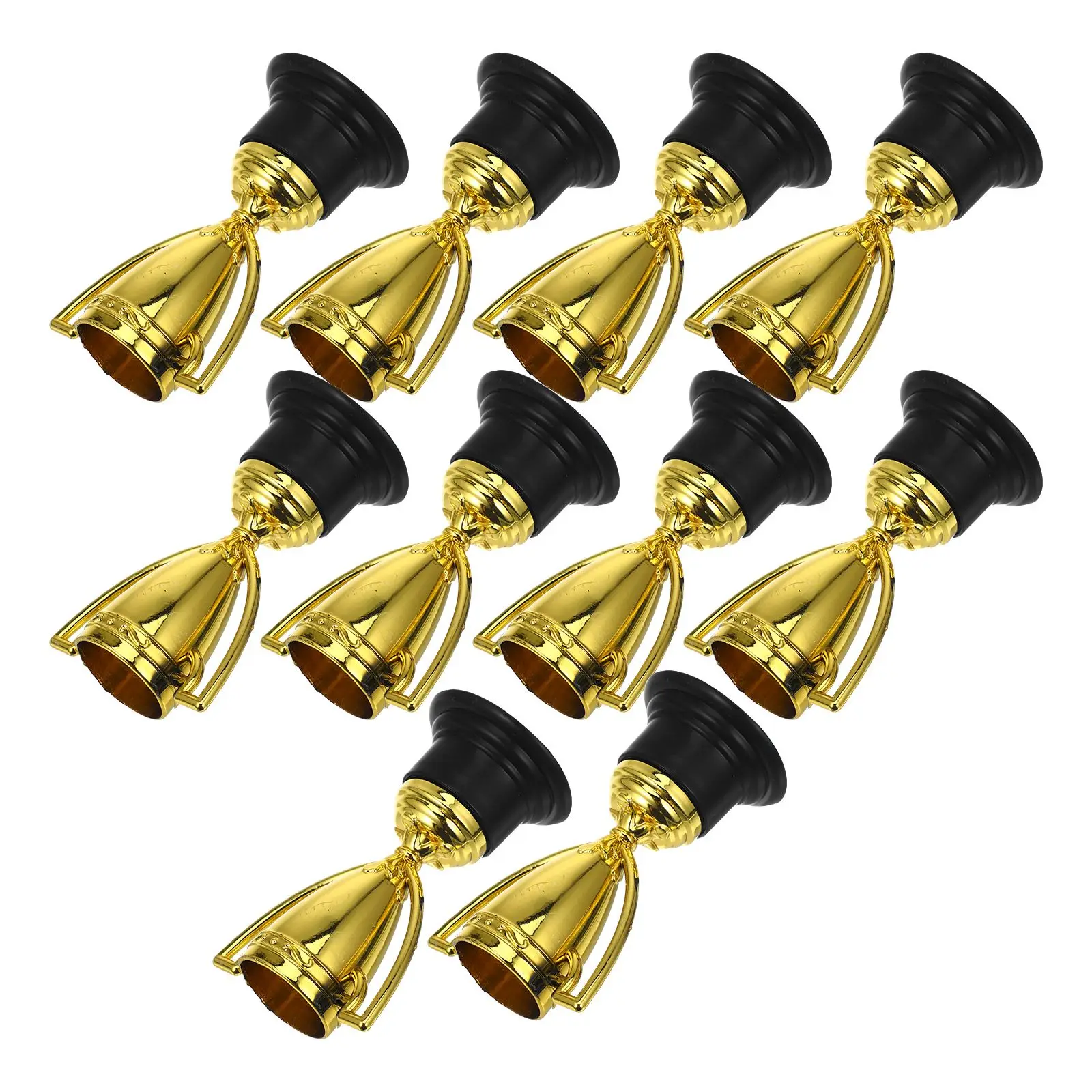 

10 Pcs Mini Small Trophy Toy Child Toddler Toys Minis Trophies for Kids Golden Award