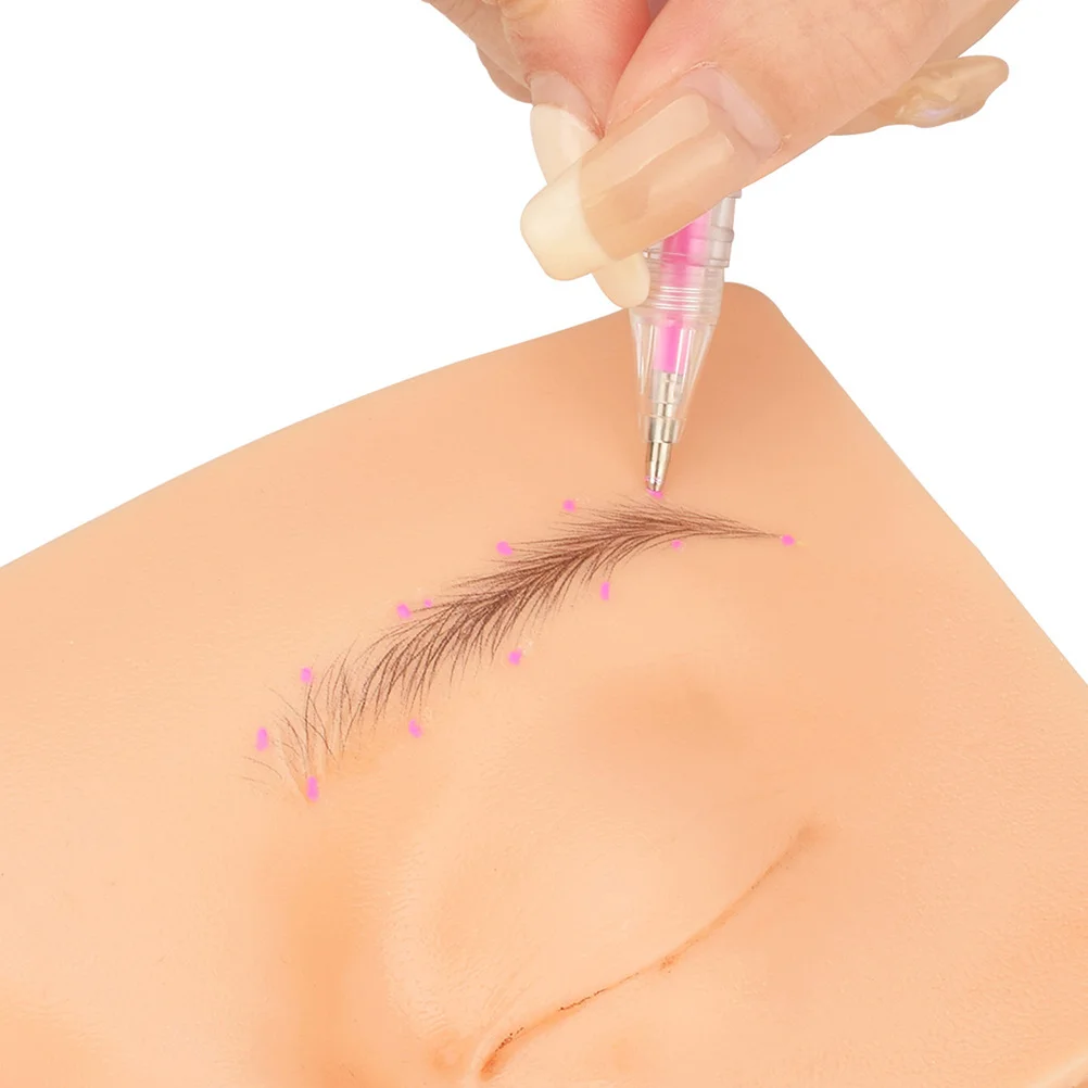 1pc Eyebrow Mapping Pen Microblading Tool For Tattooing Makeup Brow Position Marker Portable Skin Marking Pen Liner