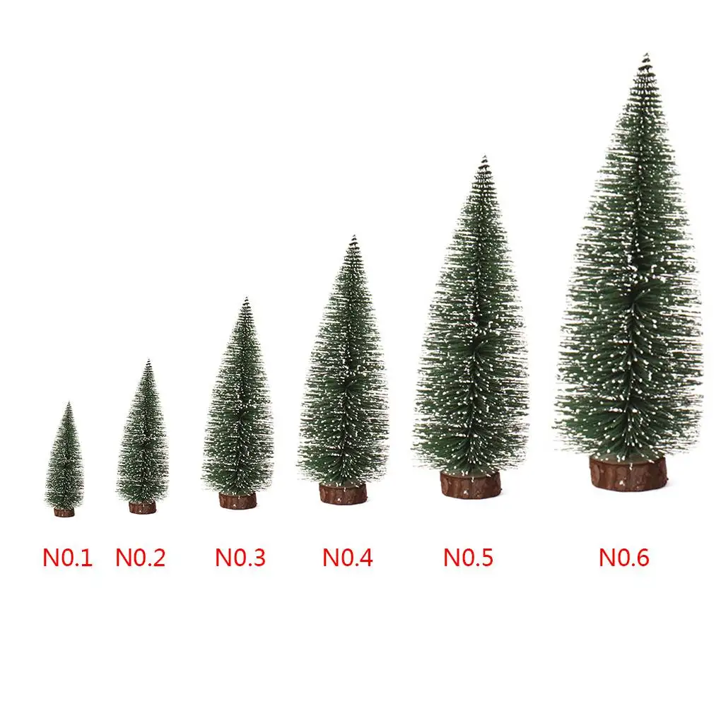 Miniatures Christmas Tree Decoration Figurine Cedar Statue Creatively Model Desktop Crafts Furnishing Table 157cm