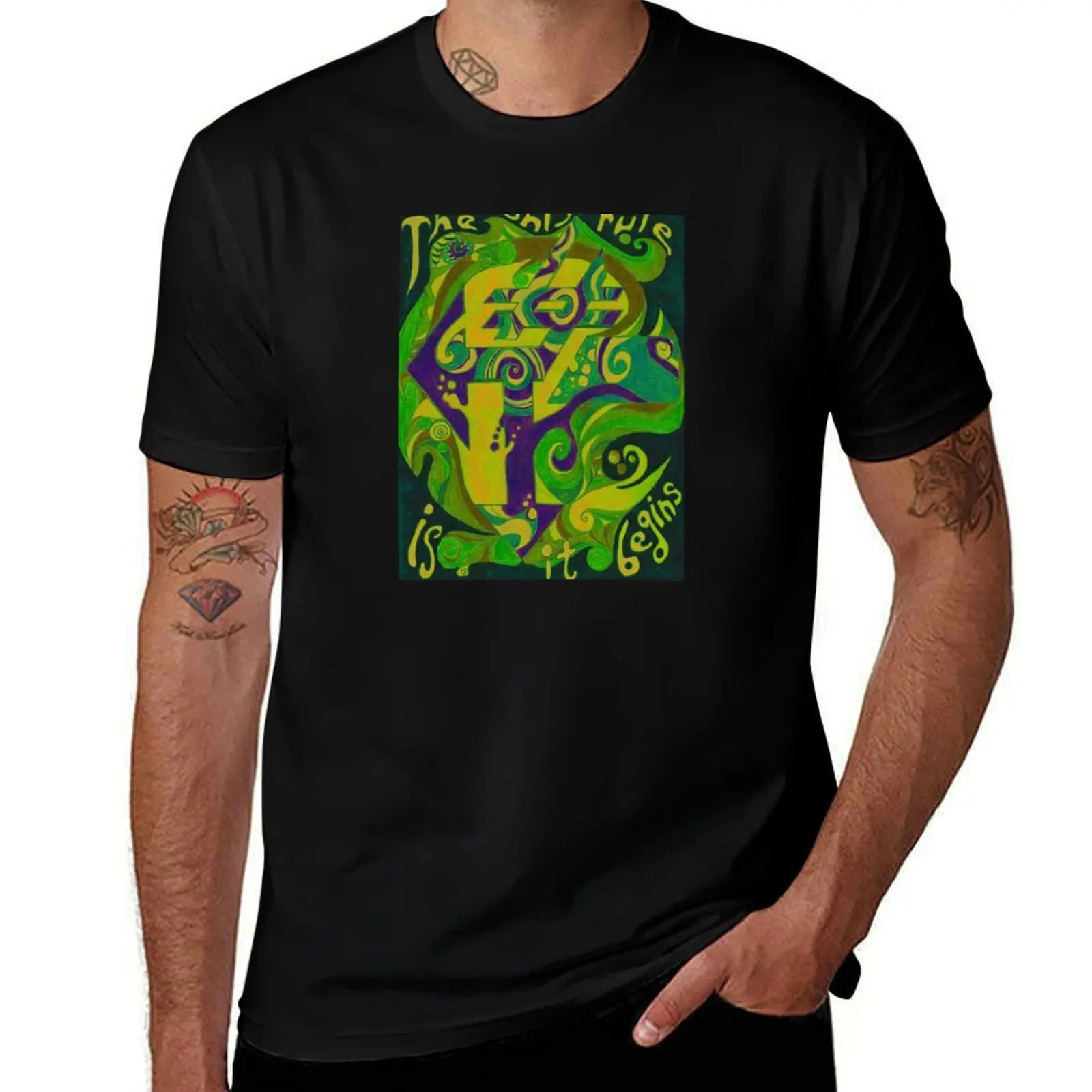 Backwards Down the Number Line - Design 2 T-Shirt Breathable Lightweight Summer Top T-Shirt