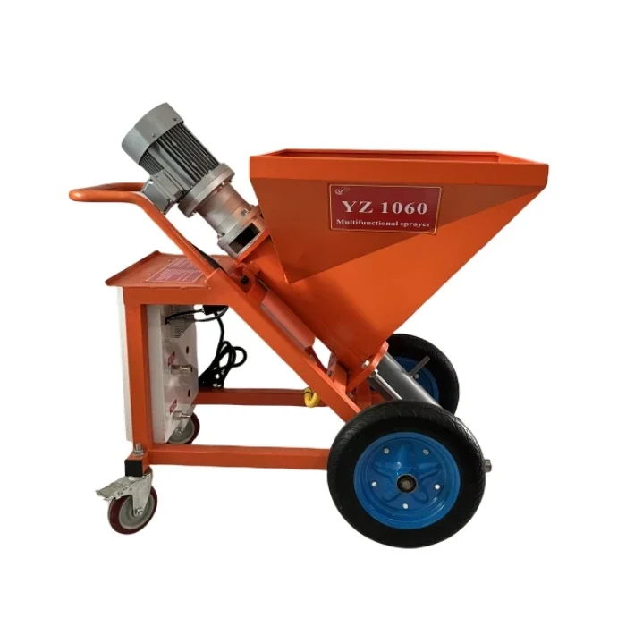 Fine Finish Equipment Support Double guns big flow Wall Plaster sprayer Cement Mortar Spraying machine for Construction