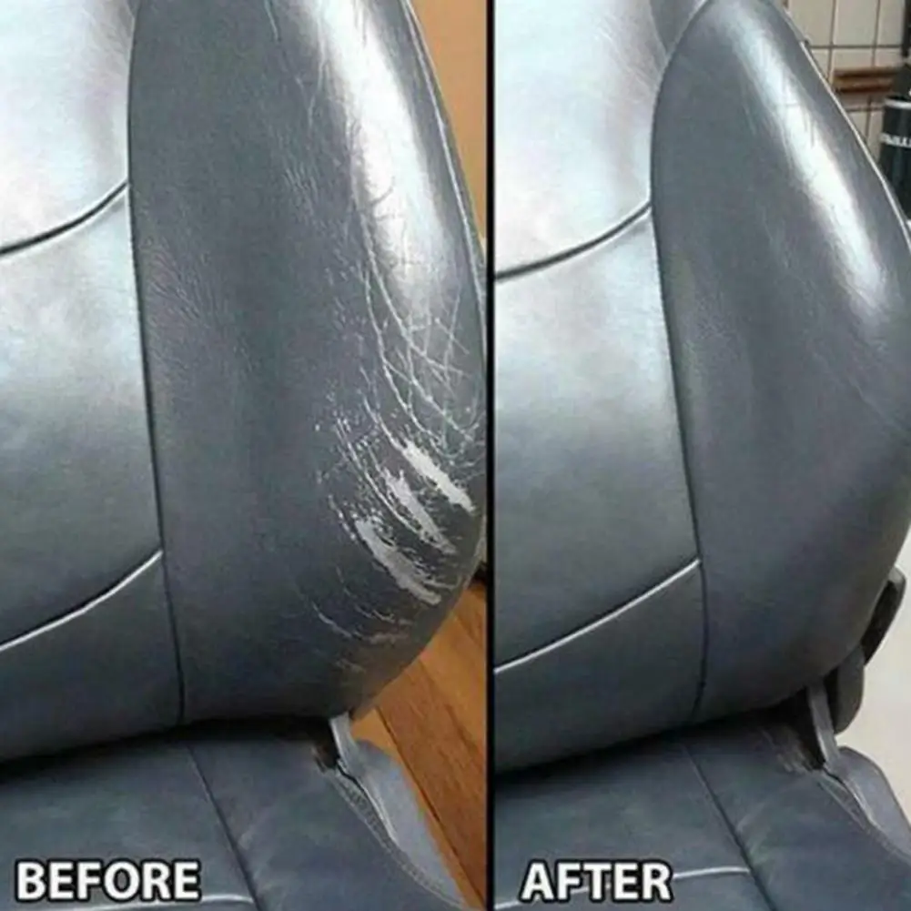 Car Seat Leather Restoration Vinyl Repair Kit Auto Car Seat Sofa Leather Holes Scratch Cracks Rips Liquid Leather Repair Cream