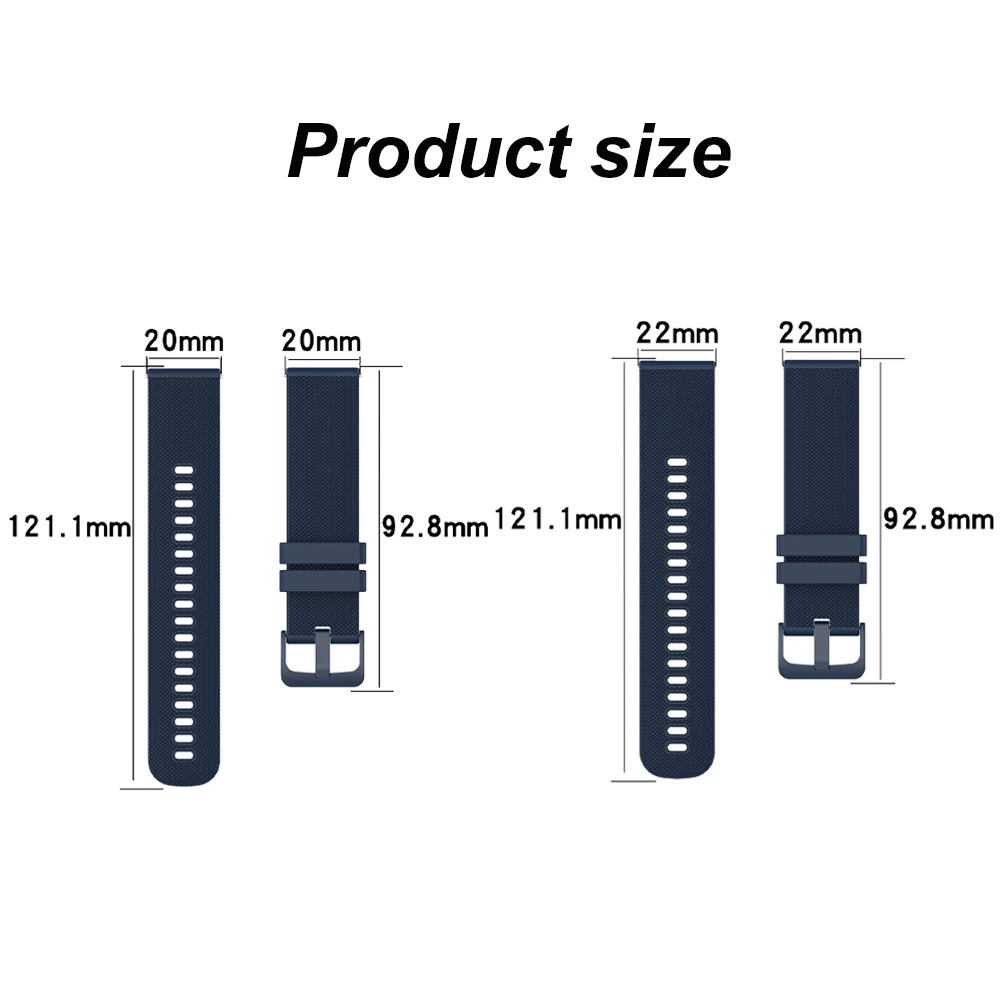 Two-Tone Sports Silicone Strap For COROS PACE 3 PACE2 Band For COROS APEX 2 Pro 42mm 46mm Replace Bracelet 20mm 22mm Wrist Belt