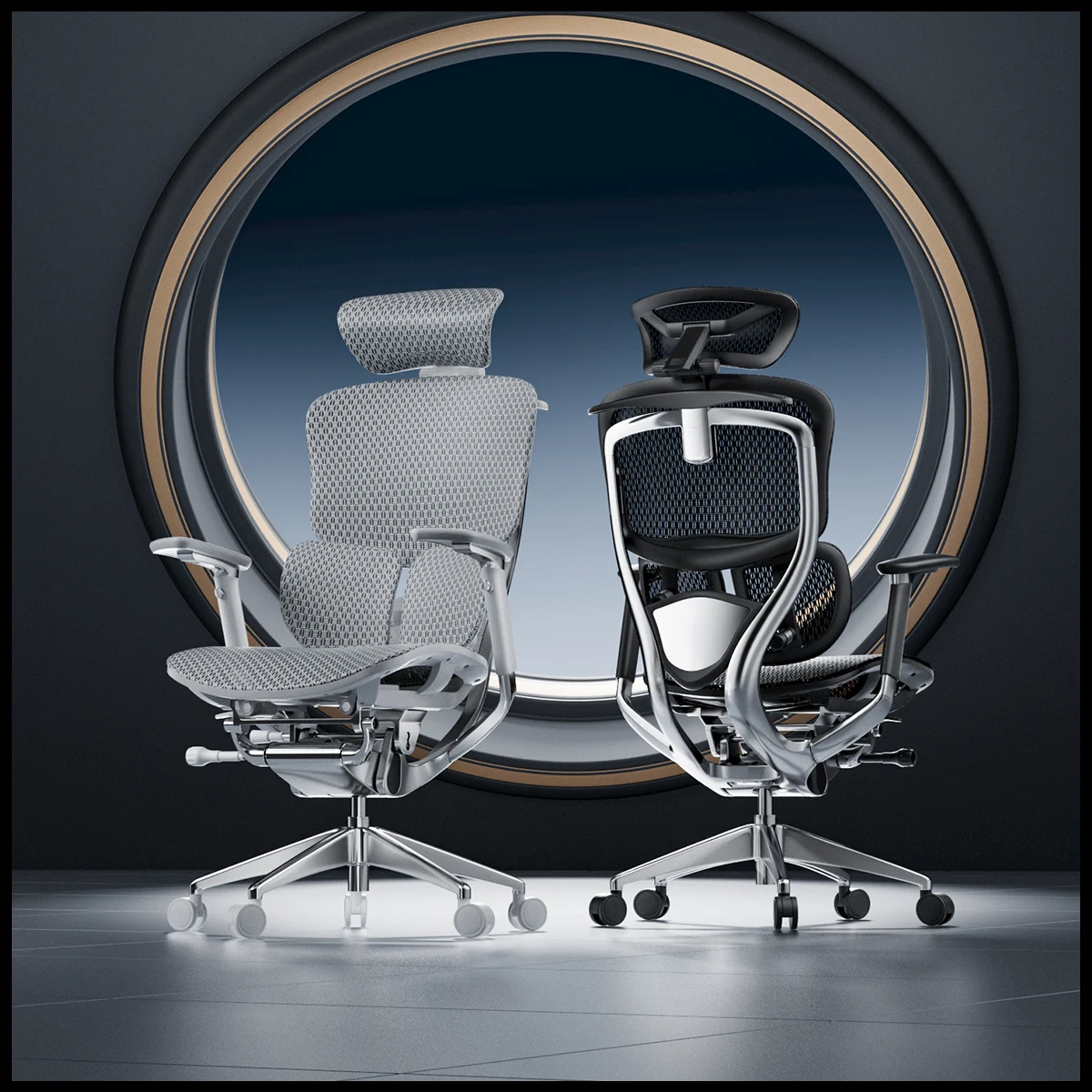 

Ergoup 3D Headrest Comfortable Ergonomic Desk Chair Office Home