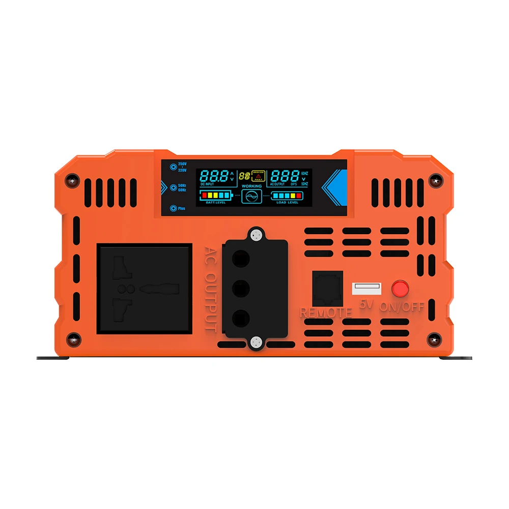 

Solar Equipment Car Pure Sine Wave DC AC Car 12V Inverter