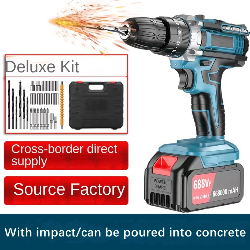 

Lithium Electric Drill, Electric Screwdriver, Electric Tool, Hand Drill Atornillador Eléctrico De Batería 디월트 임팩드릴Taladro