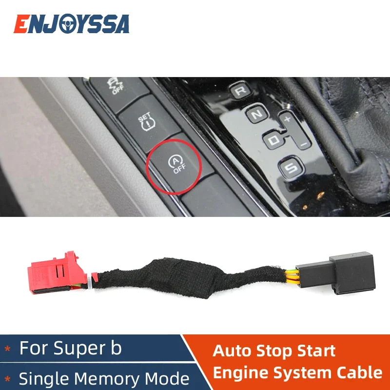 Automatic Stop Start Engine System Off Device Control Sensor Plug Stop Cancel Cable For Skoda Old Superb Multivan T5 T6 Golf 6