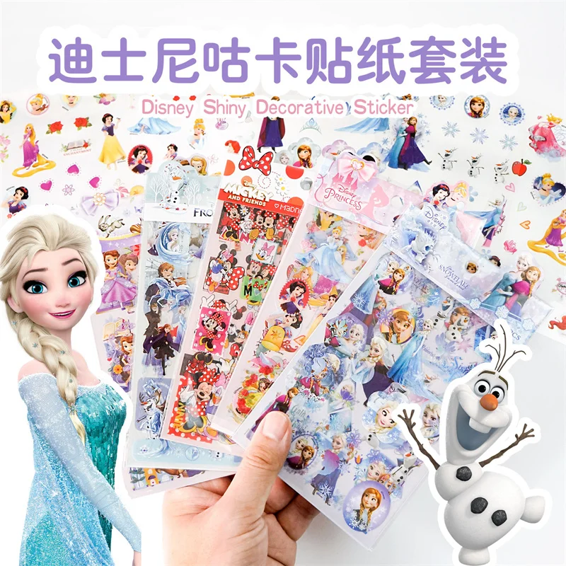 20pack/lot Creative Disney Princess Mouse Stickers Cute Scrapbooking DIY Diary Decorative Sticker Album Stick Label