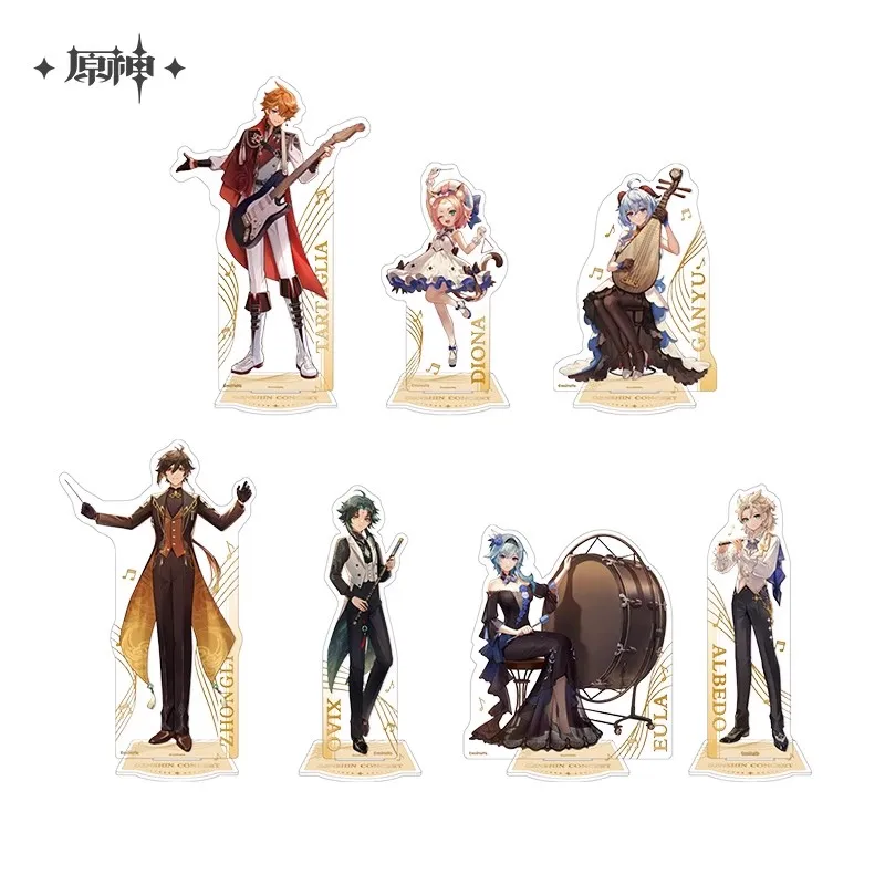 Game Genshin Impact Official Genuine Product The Unforgettable Symphony Set Character Standing Display Halloween Christmas Gifts