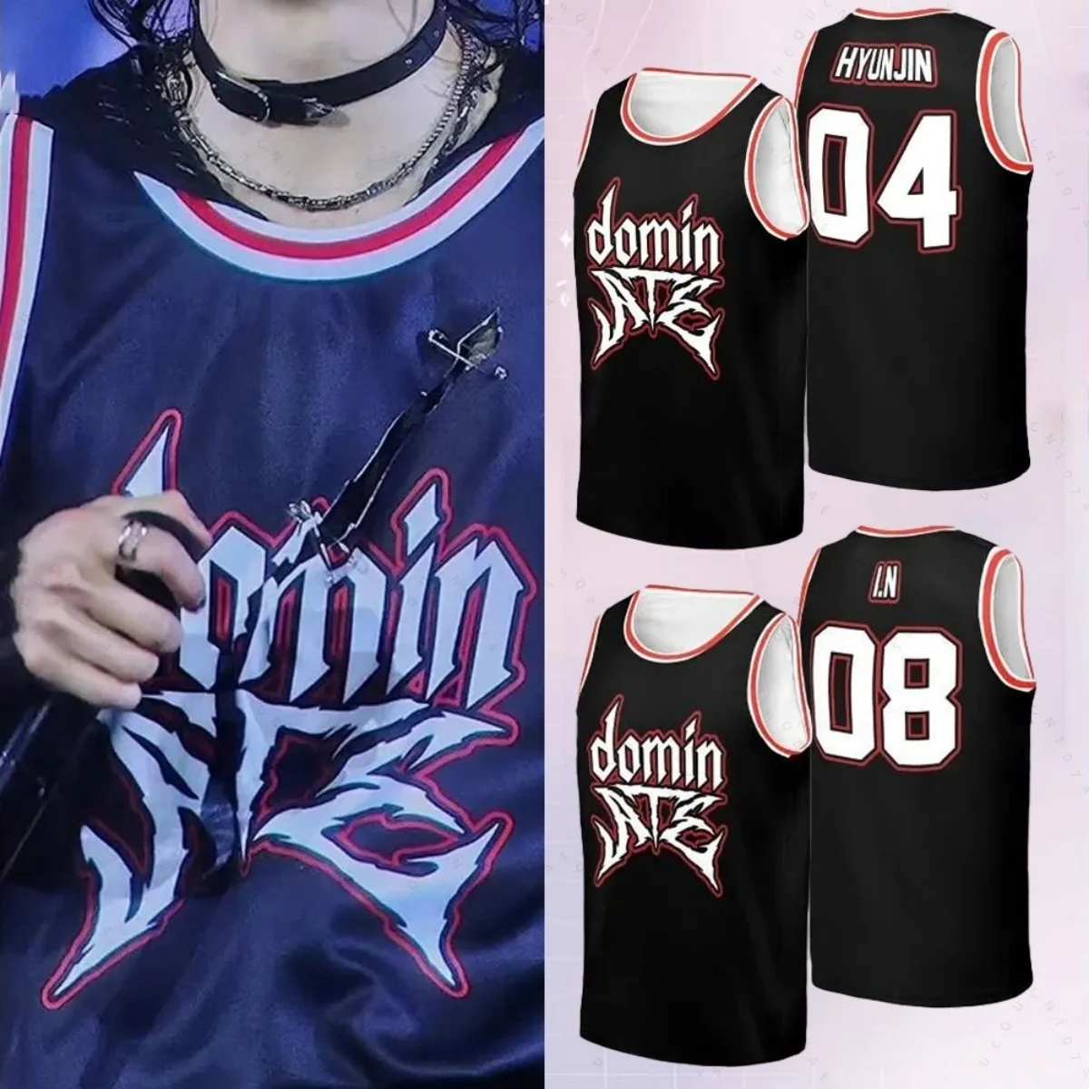 Custom SKZ Dominate Tour 2026 Basketball Jersey Sports Dry Quickly Men's Shirt Children's Clothing Tee Y2k Woman Cycling Vest
