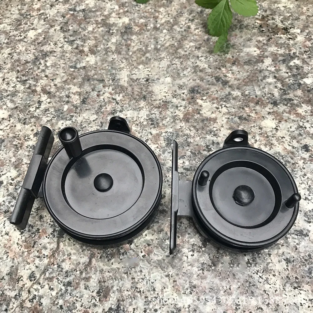 Ultralight Durable Plastic Winter Ice Fishing Reels Fly Reel Fishing Reverse Spinning Braking Gram Wheel Fishing Tackle Tools