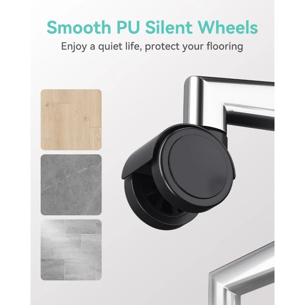 Ergonomic Office Chair, Desk Chair with Adjustable Lumbar Support and Height, Comfortable Mesh Computer Chair