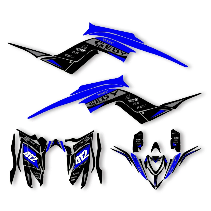 

Sawrain для Yamaha 2013 2014 2015 2016 2017 2018-2023 RAPTOR 70, графические фоны, наклейки, наборы наклеек, номер, имя на заказ 007