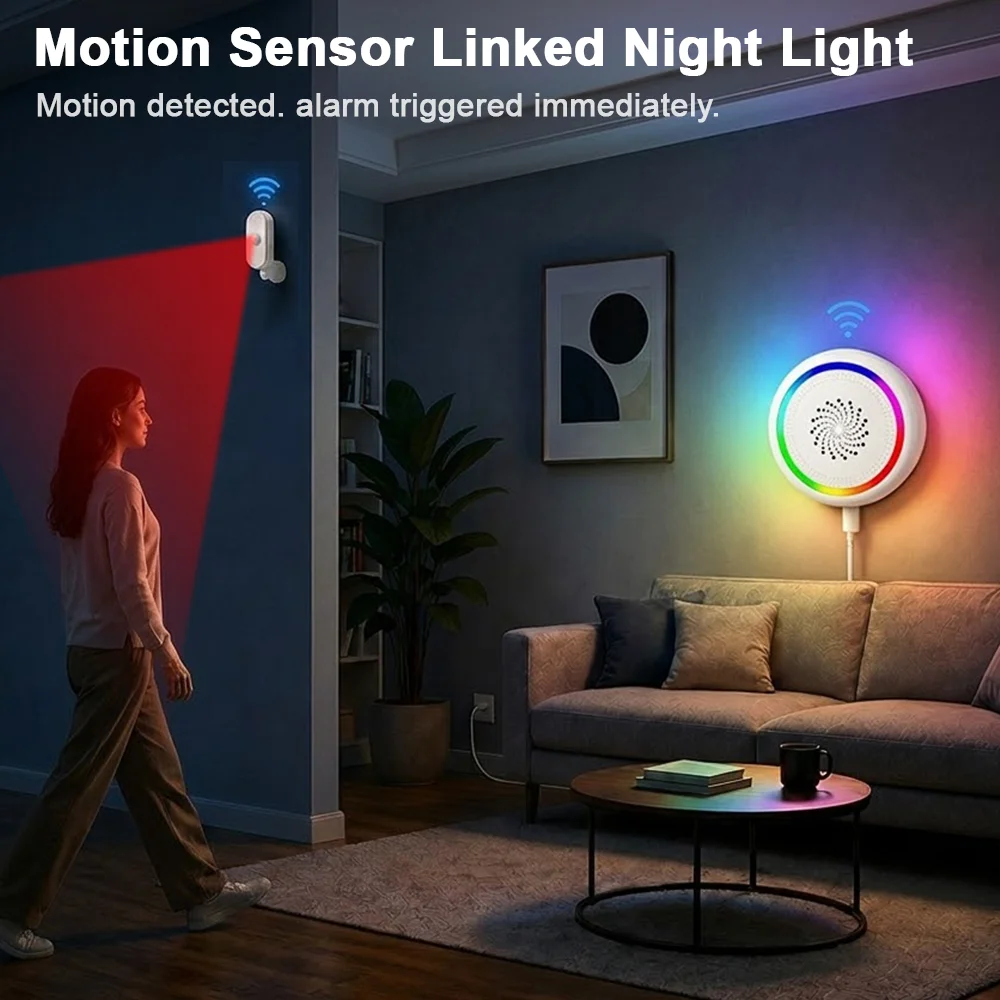 Tuya WiFi Siren Intelligence A - Home Automation Diy ulasan dan harga