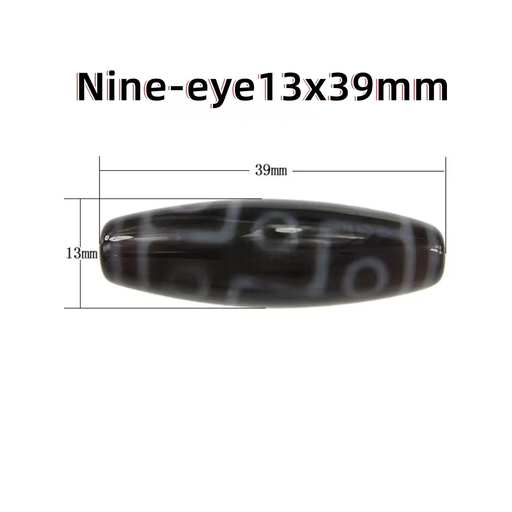 

1PCs 38x12mm Twenty-One Eyed Natural Tibetan Dzi Beads For DIY Jewelry Making Bracelet Necklace Hot Twenty-One Tibetan Dzi Beads