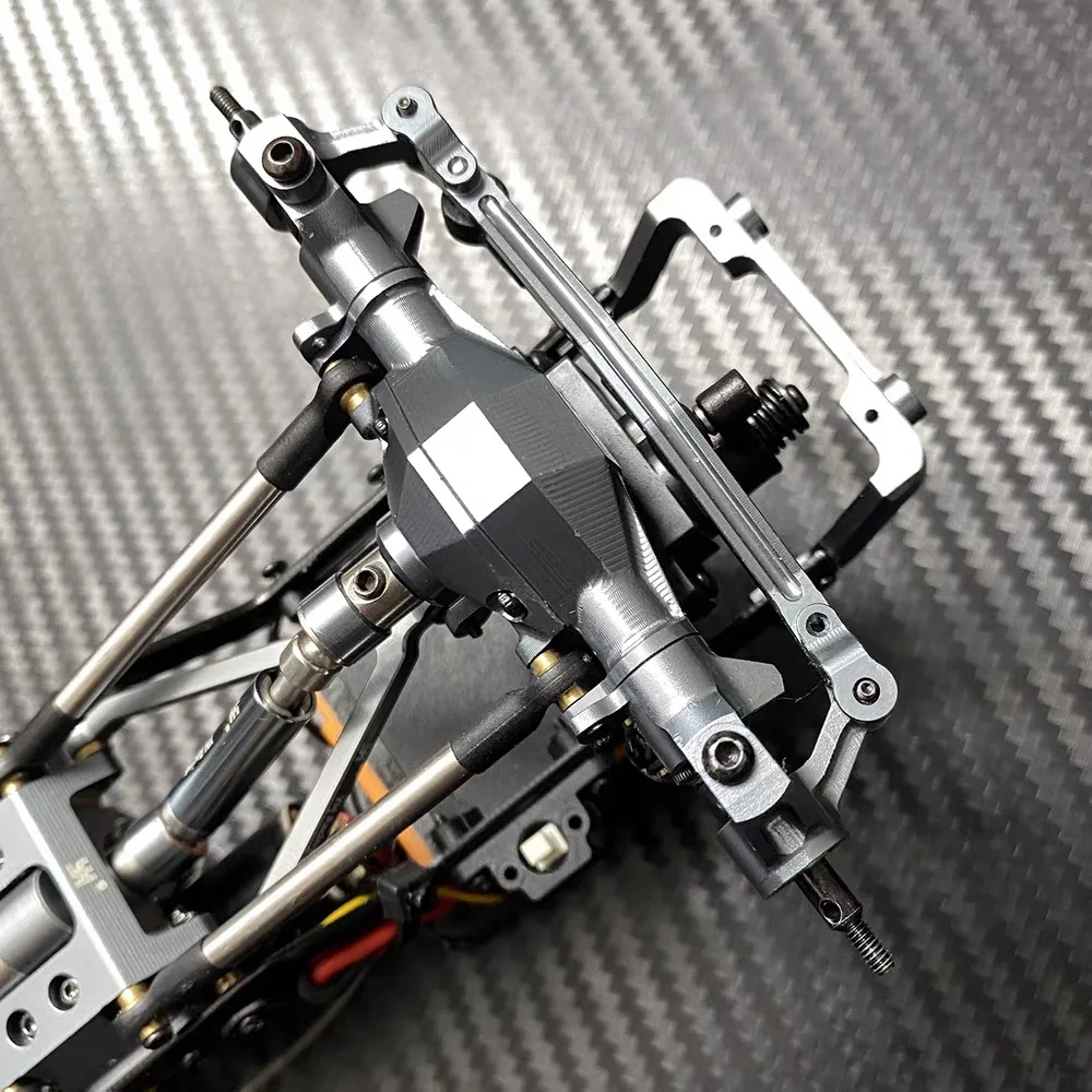 อะไหล่ อุปกรณ์เสริม อัพเกรดเพลาหน้าและหลังโลหะ สำหรับรถ FMS 1/24 FCX24M RANGE ROVER Camel Trophy First-Gen Discovery Defender 110