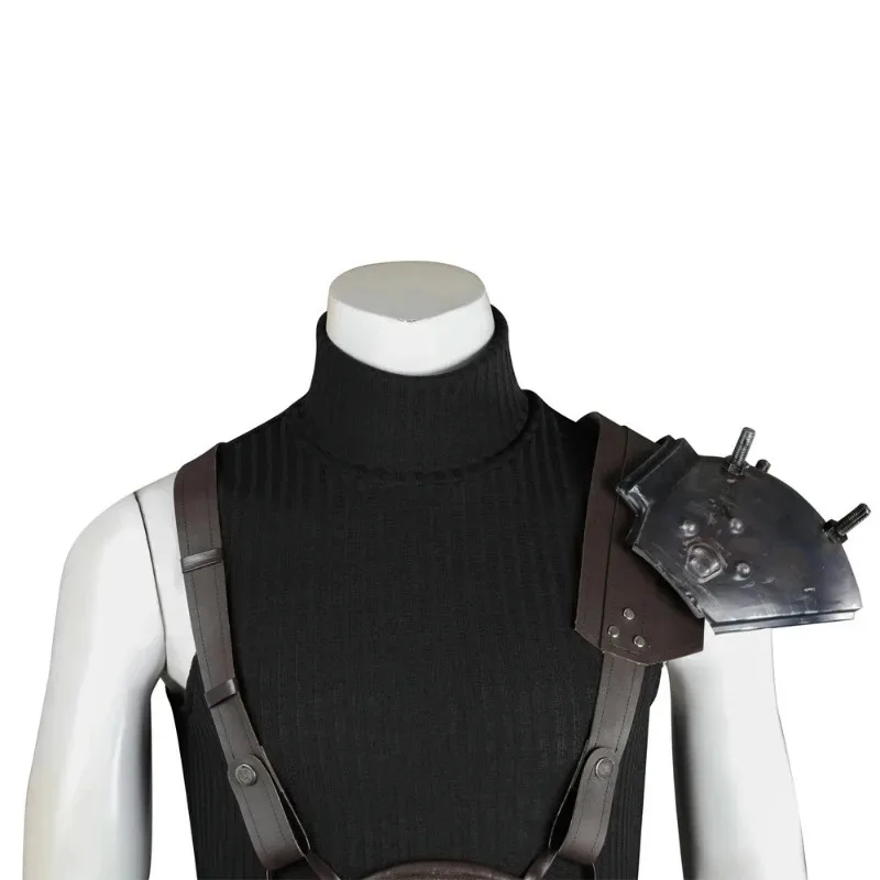 Новый костюм FF7, костюм для косплея «Черное облако» с верхними брюками, аксессуарами, полный комплект и отдельные предметы продаются ty'4