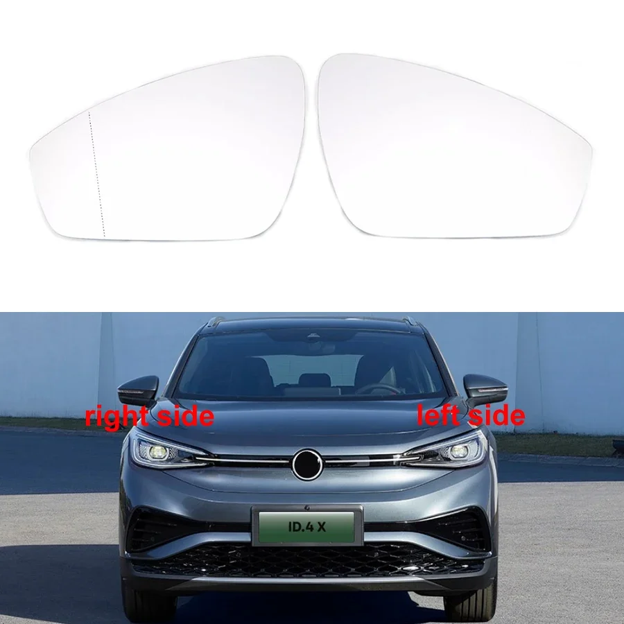 

For Volkswagen VW ID4 X/Crozz 2021-2023 / ID6 X/Crozz 2022 2023 Rearview Mirror Lenses Side Reflective Glass Lens with Heating