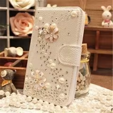 Luxury Bling Rhinestone Wallet Leather Purse Flip Card Pouch Stand Cover Case For Samsung S25 Plus S20 S21 Ultra S22 PLUS