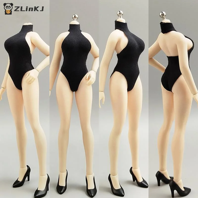 ▶1/6 Scale High Neck  Swimsuit Outfit For 6 Inch Female Soldier Action Figure Body Mini Dolls Decoration Accessories view 3