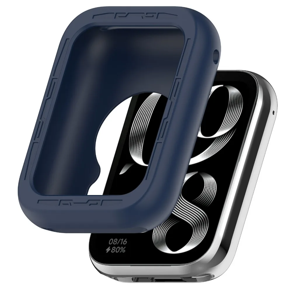 Capa protetora de silicone à prova de choque para xiaomi mi band 8 pro, colorido, anti-riscos, anti-riscos, à prova de choque