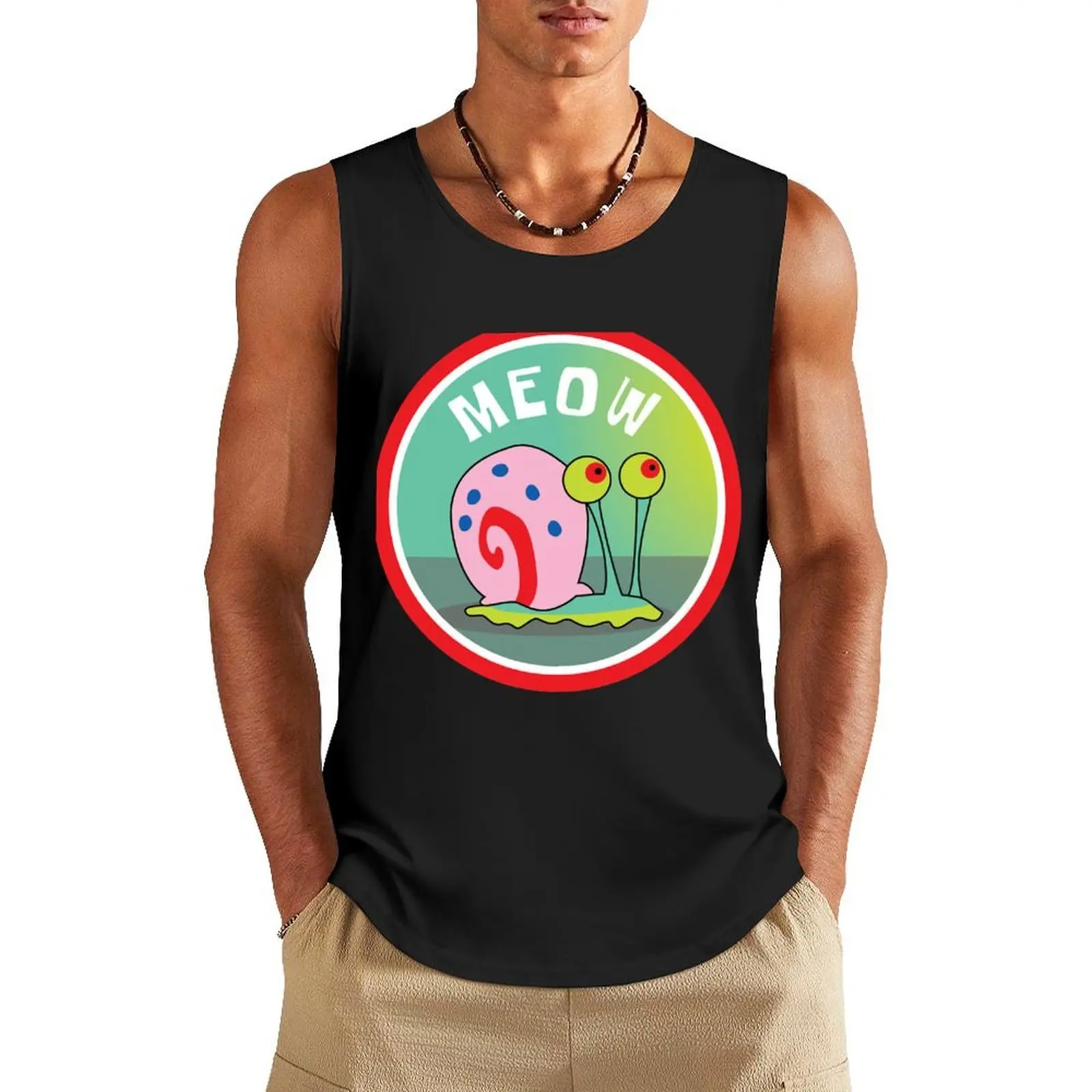 

Mens My Favorite Gary Meow Cute Gifts Tank Top gym for men gym t-shirts sports vest