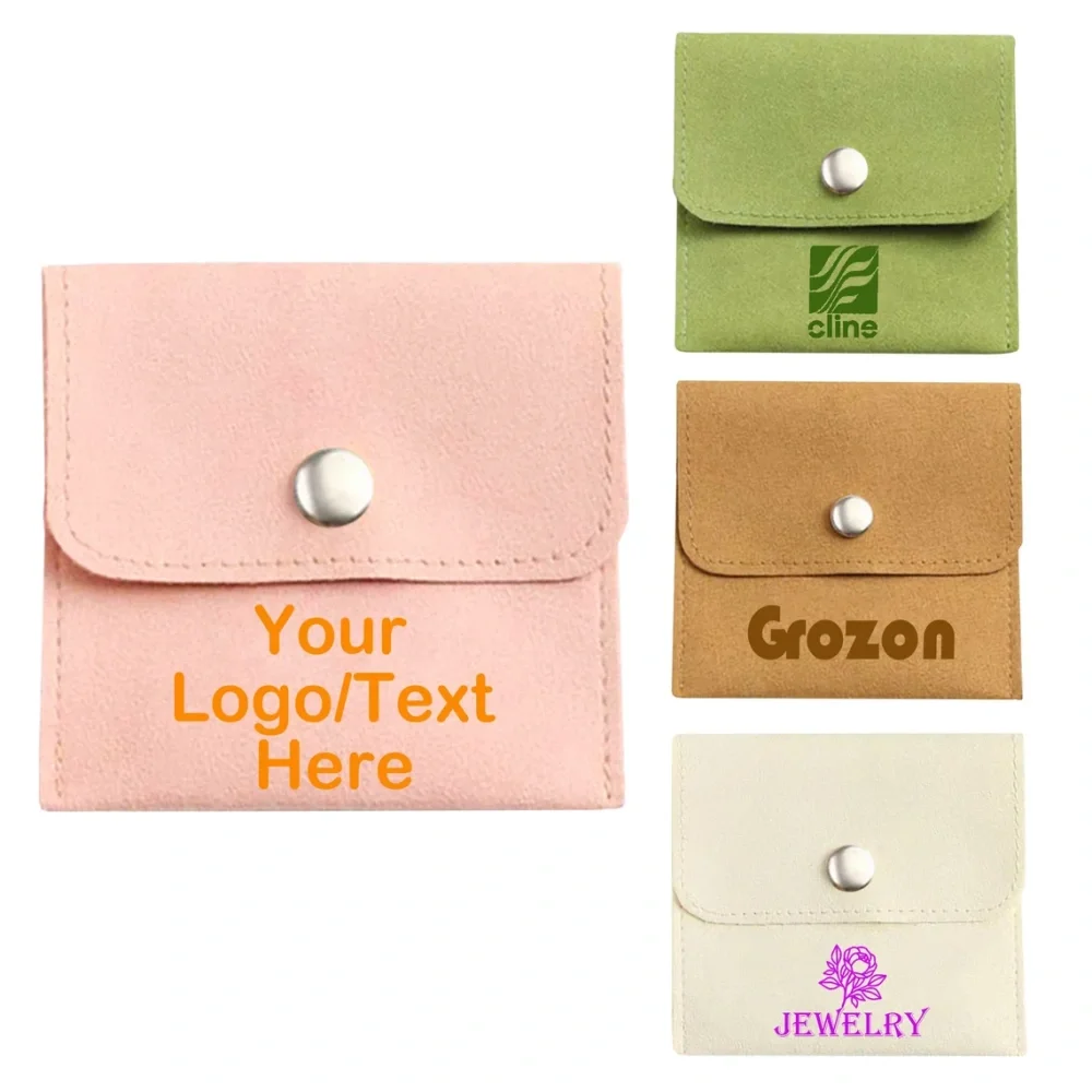 

25 pcs Custom Jewelry Packaging Pouches Bulk Jewelry Bag Pouch Personalized Gift Bag
