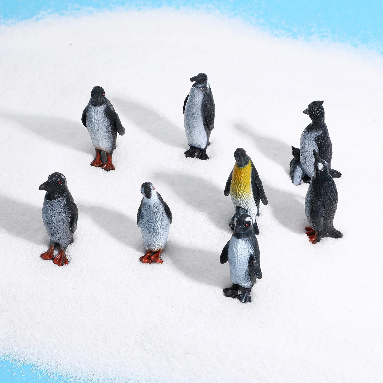 

8 Pcs Penguin Figurines Realistic Penguin Model Statues Playthings Ornaments Early Educational Toys penguin toy