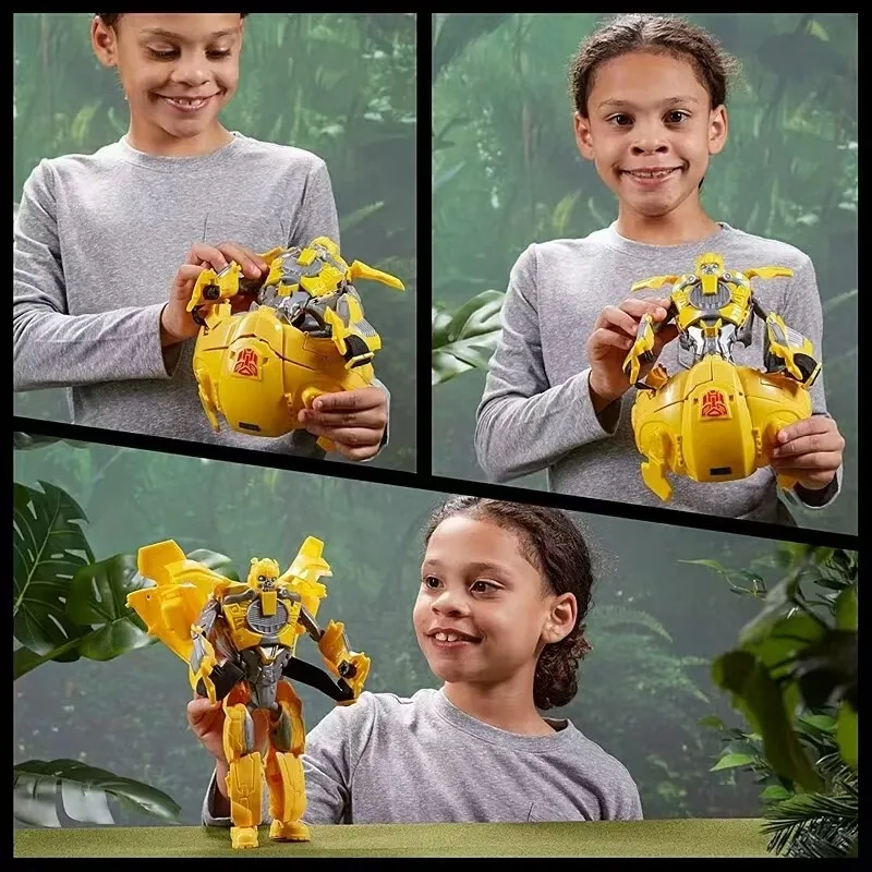 Transformadores Hasbro originales One Rise of The Beasts 2 en 1 BUMBLEBEE OPTIMUS PRIMAL OPTIMUS PRIME Deformación mútua usable