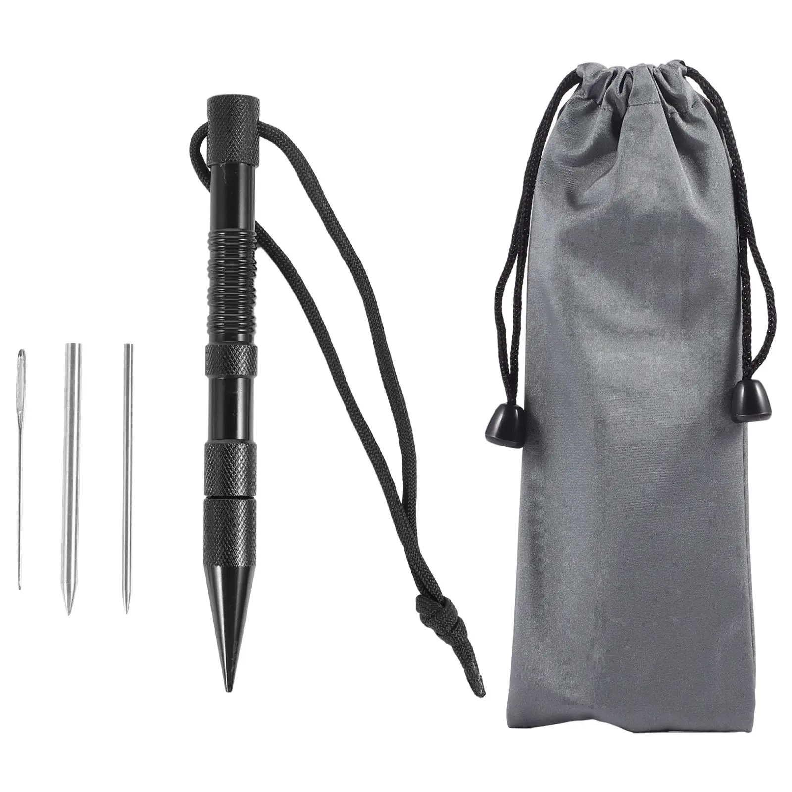

Stitching Kit Braided Tools Set Aviation Aluminum Needles Suture Black Bracelet DIY Lacing Accessories