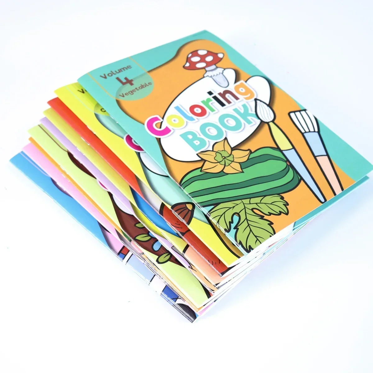 Livre coloriage enfant : couleurs et réduction stress - close-up view
