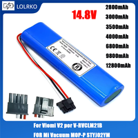 14.8V 2800mAh-12800mAh 100% New Original Battery Pack for VIOMI V2Pro V-RVCLMB21B STYJ02YM Robot Vacuum Cleaner