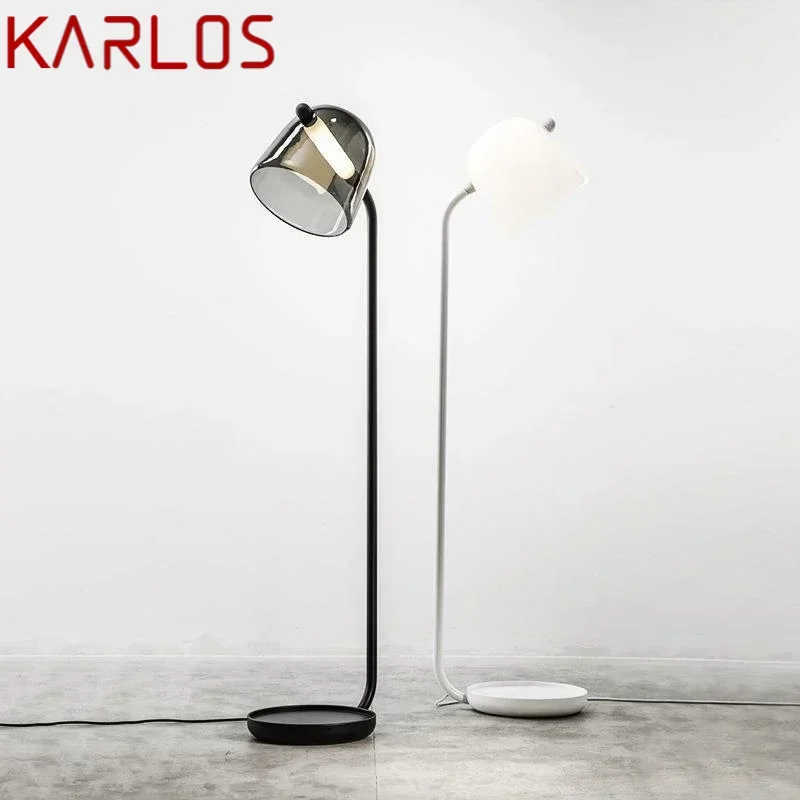 KARKubNordic-Lampadaire LED Rétro, Lampe sur Pied Décorative Moderne, Chambre à Coucher Familiale, À la Mode