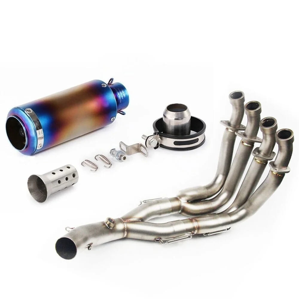 Für Yamaha YZF R6 2006-16 Komplettes Auspuffsystem 51mm Schalldämpfer Vorderes Verbindungsrohr Auspuffanlagen Auspuffrohre – Detail 6