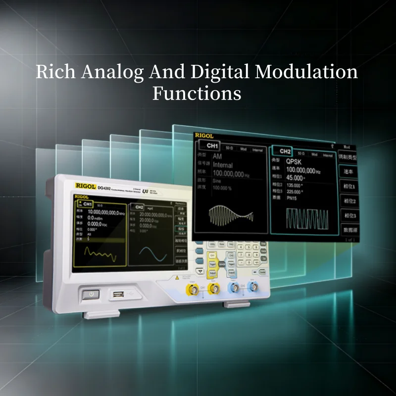 RIGOL Dual Channel Function Arbitrary Waveform Generator DG4102/DG4062/DG4162/DG4202