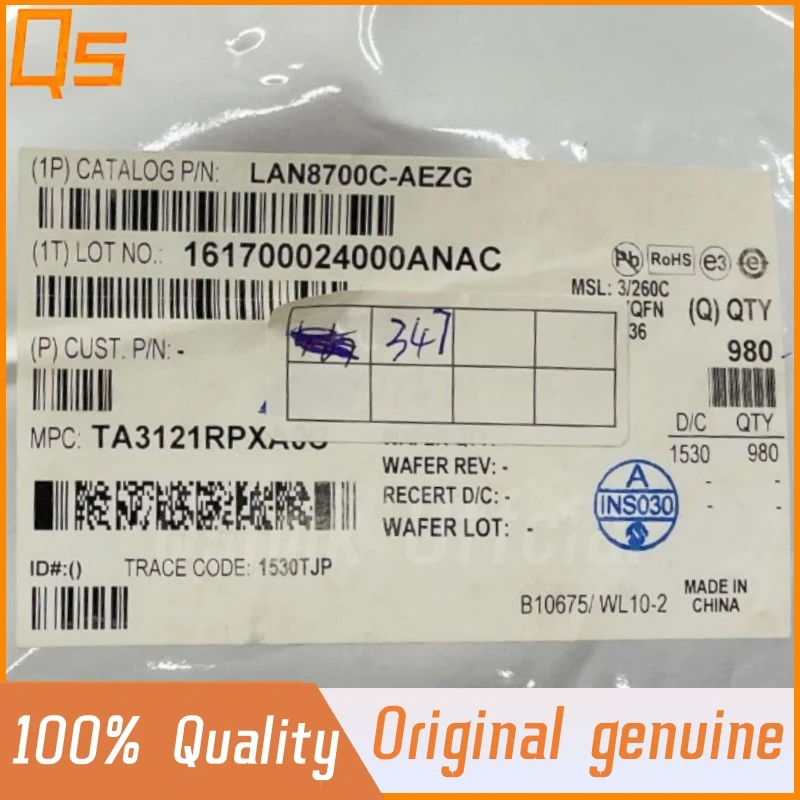 New Original LAN8700C-AEZG LAN8700C QFN36 Ethernet Transceiver