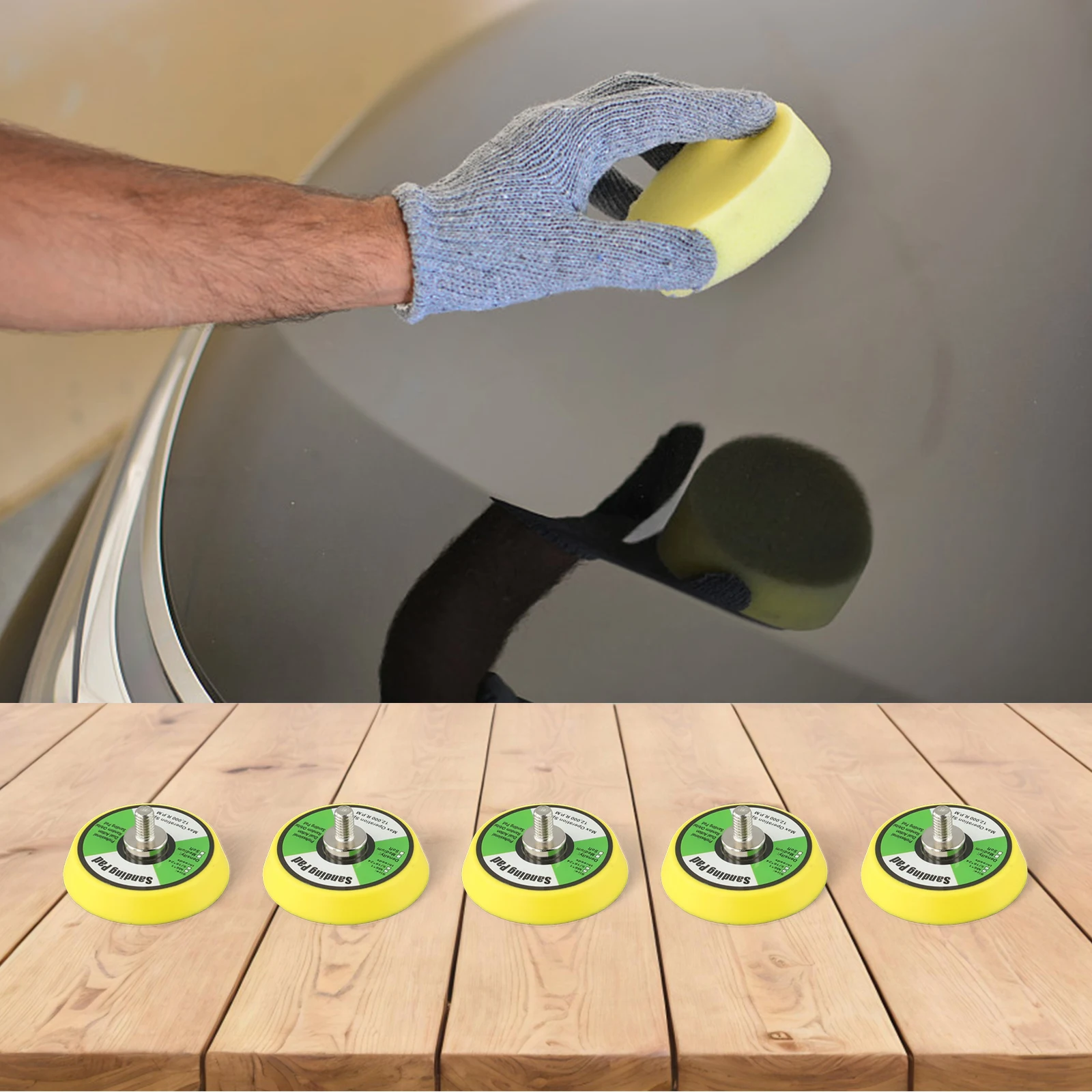

10pcs 50mm Sanding Polishing Backing Pads With M6 Thread For Air Sanders Grinding Polishing Furniture Cccccccccccccccccccccccccc