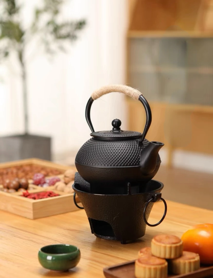 Chinese Cast Iron Teapots  300/900/1200ml  Japanese Tea Kettle for Boiling Water  Ceremony Accessories Kitchen Teaware