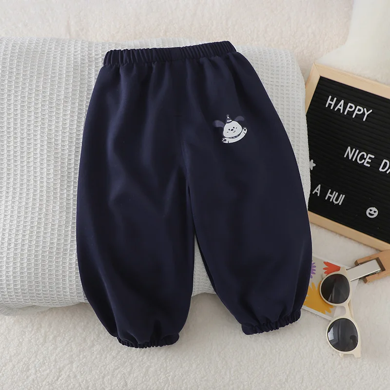 1pcs Summer Thin Solid Color Anti Mosquito Pants Baby Boys And Girls Loose Casual Trouser Simple Fashion Trousers Kids Clothing