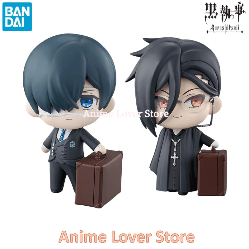 

Original Bandai Tekupiku Black Butler Ciel Phantomhive Sebastian·Michaelis Anime Figure Toys Collectible Model Ornaments
