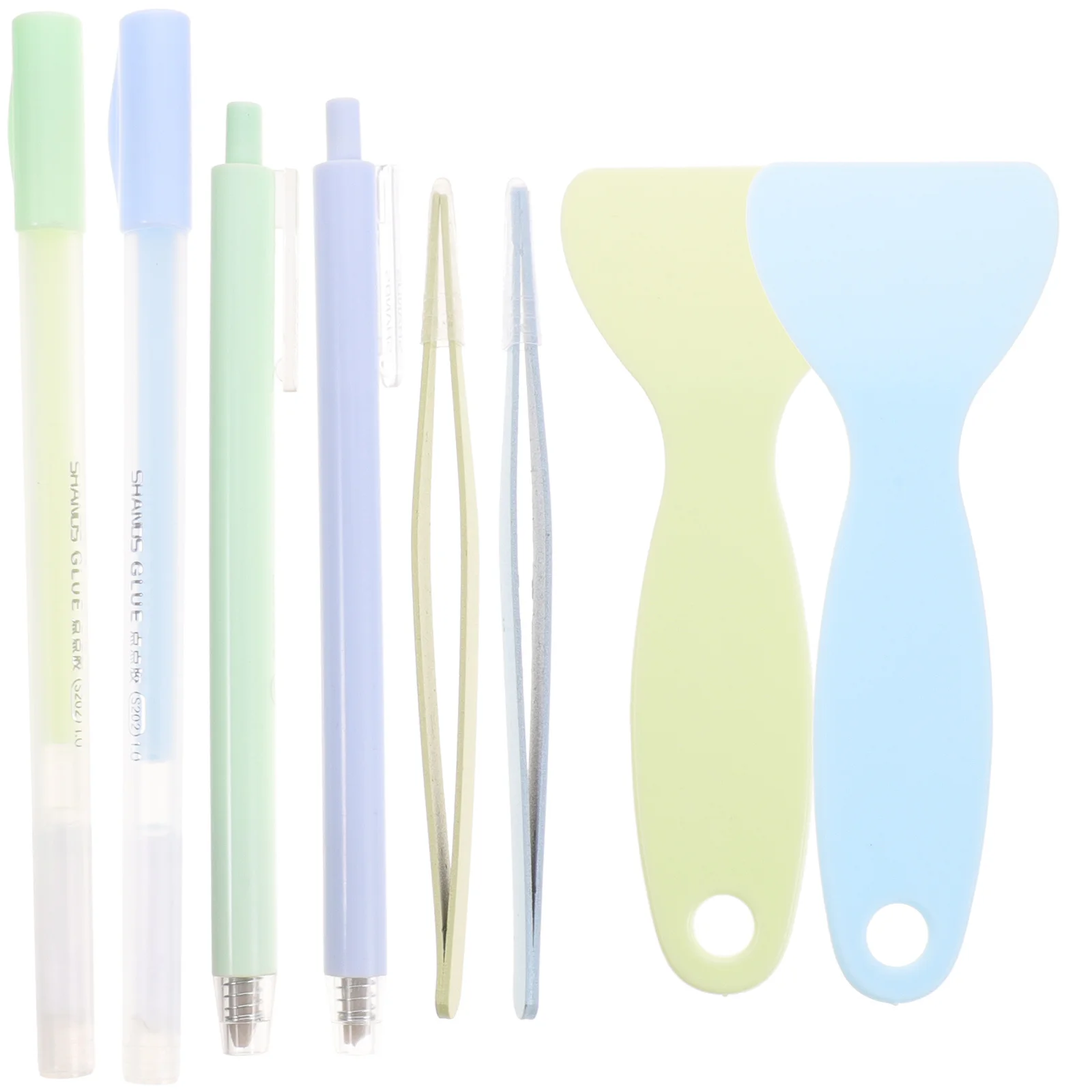 2 مجموعات سكرابوكينغ أدوات عدة حساب اليد أدوات حرفية القاطع ملعقة الملقط سجل القصاصات DIY بها بنفسك قطع لوازم متعددة الوظائف