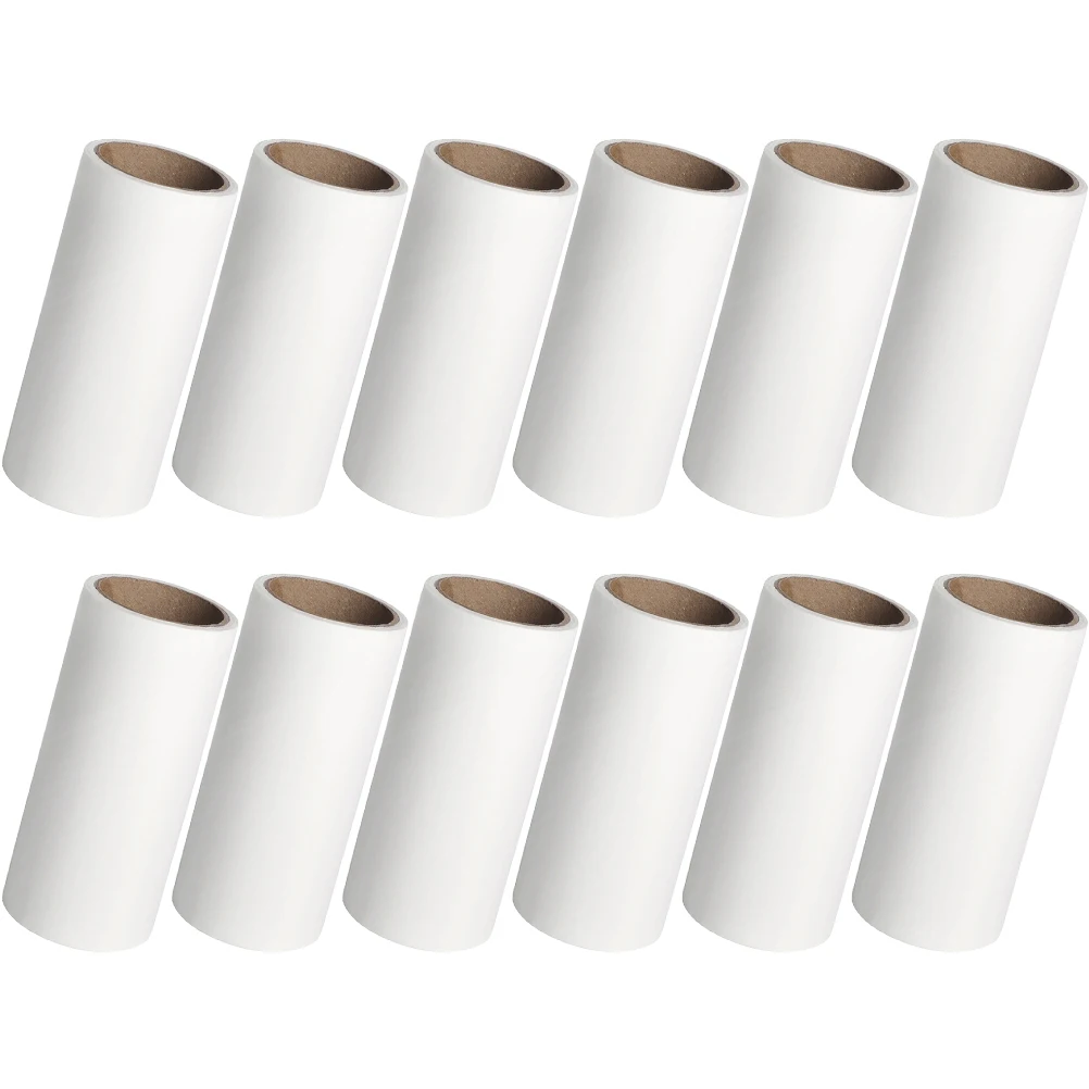 

12pcs Lint Set Pet Hair Remover Adhesive Tape for Clothing Sofa Car Bedding Carpet Convenient Lint Remover Cat Dog Cleaner