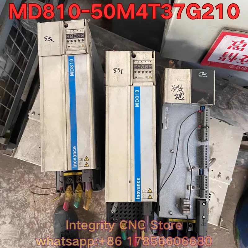 Second-hand MD810-50M4T7.5G200-FD-REN MD810-50M4T7.5G400-FD-REN servo driver function test is normal