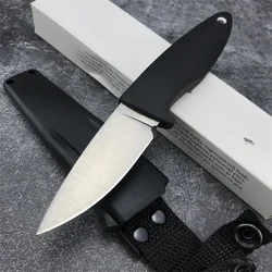 Outdoor Fixed Blade Knife Camping Survival Tactics Hunting Military Multi-purpose ABS Plastic Handle 7Cr13Mov Steel EDC Tool