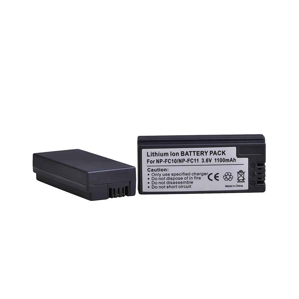 NP-FC11 NP-FC10 Battery 1100mAh Rechargeable Batteries For Sony Cyber-shot DSC-P10 P12 P2 P5 P8 P9 V1 F77A FX77 Camera Battery