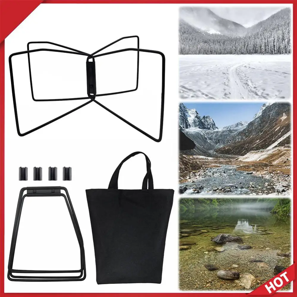 

Folding Aluminum Alloy Box Stand Stainless Steel Outdoor Storage Boxes Shelves Multifunctional for Outdoor Picnic Fishing