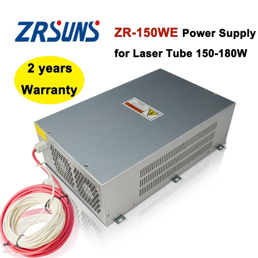 QDHWOEL ZR-150WE 150W Co2 Laser Power Supply لأنبوب زجاجي ليزر Co2 150W-180W