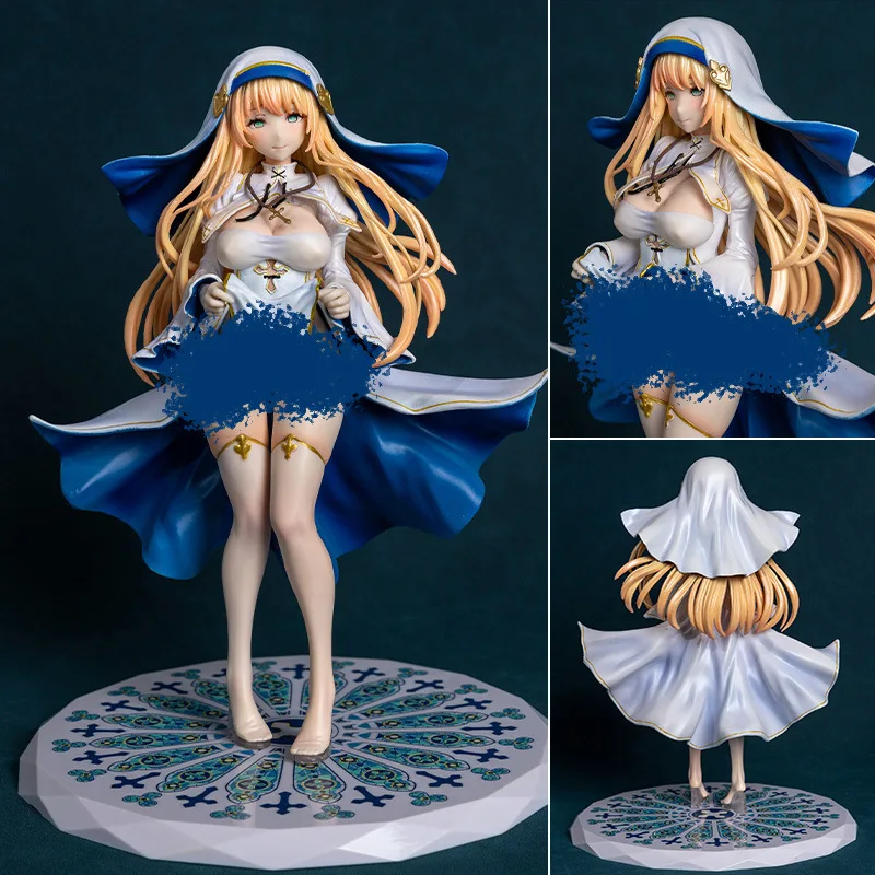 26cm freira charlotte quarto linda menina anime 1/6 figura bidimensional ornamentos brinquedos presente